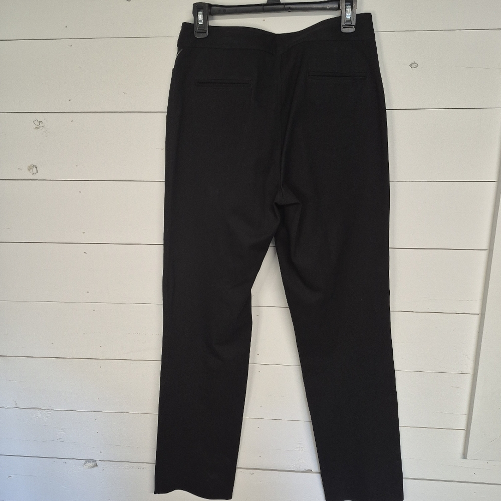 Ralph Lauren Woman's Black Pants with Brown Belt - Picture 6 of 7